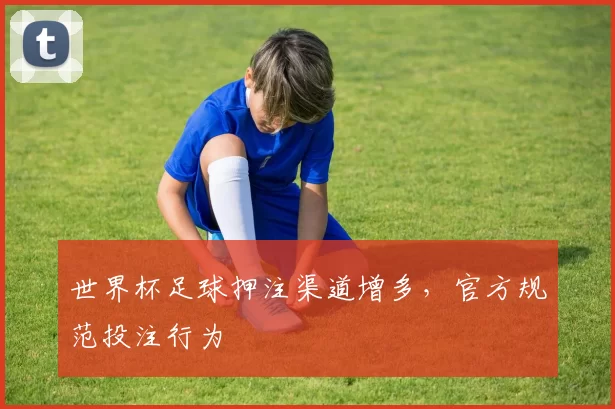 世界杯足球押注渠道增多,官方规范投注行为