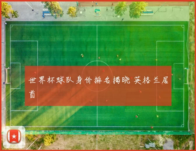 世界杯球队身价排名揭晓 英格兰居首